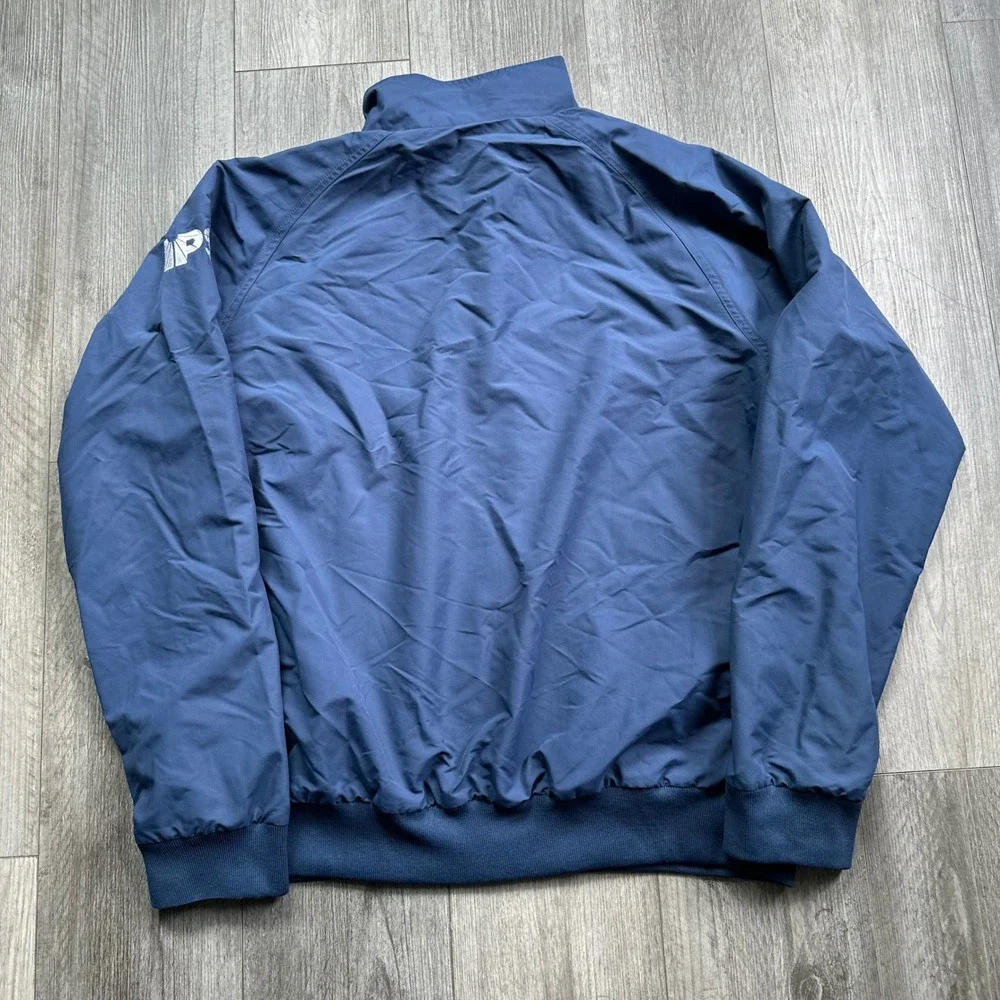 Patagonia Full Zip Jacket Mens XL Navy Blue Baggies bomber IPS Logo embroidered